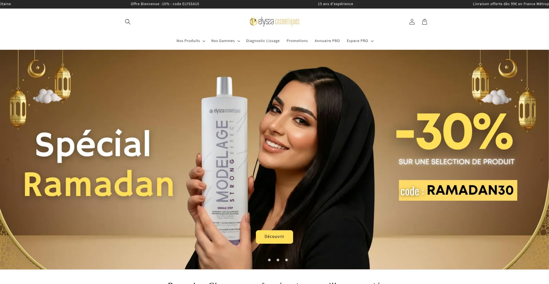 elyssacosmetiques.com