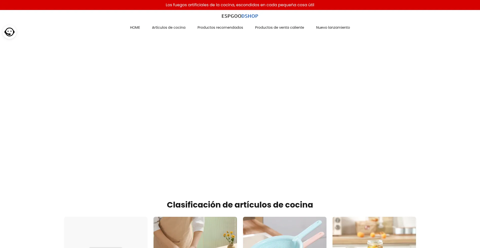 Screenshot of espgoodshop.com homepage