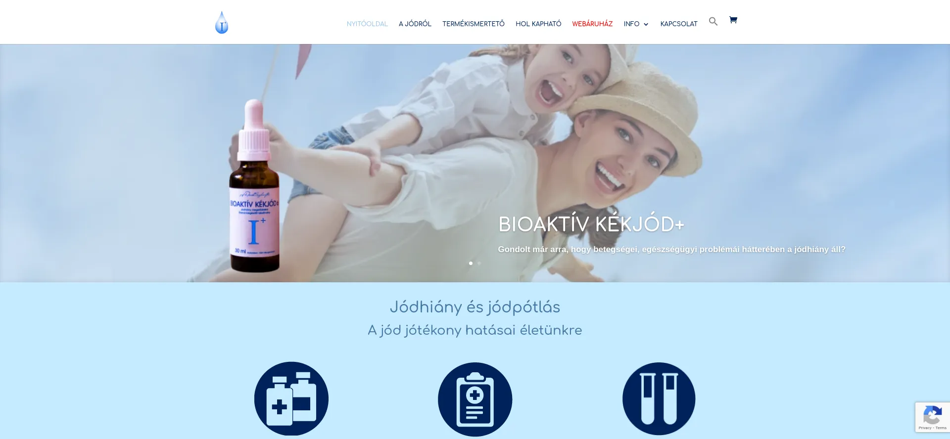 Screenshot of kekjod.hu homepage