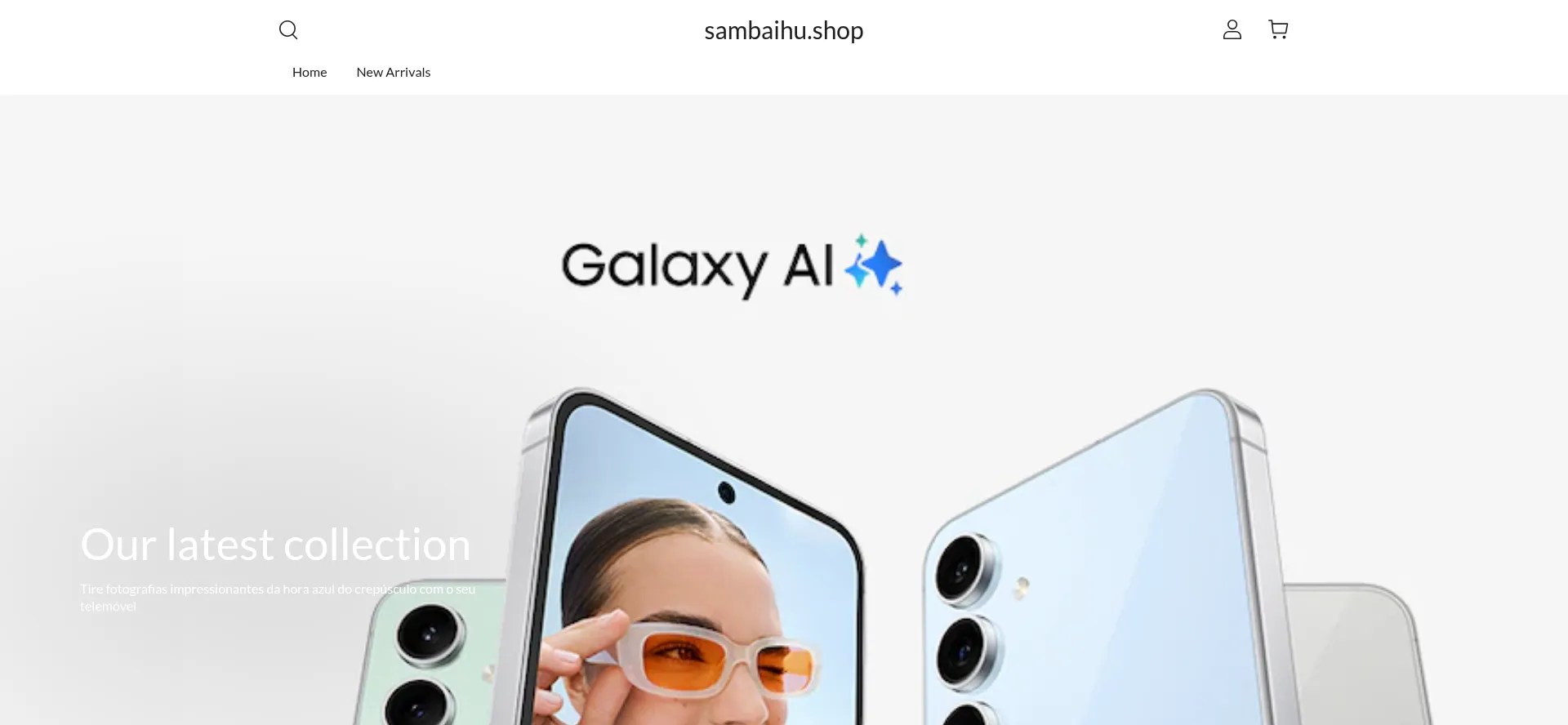 Screenshot of klxazza.shop homepage