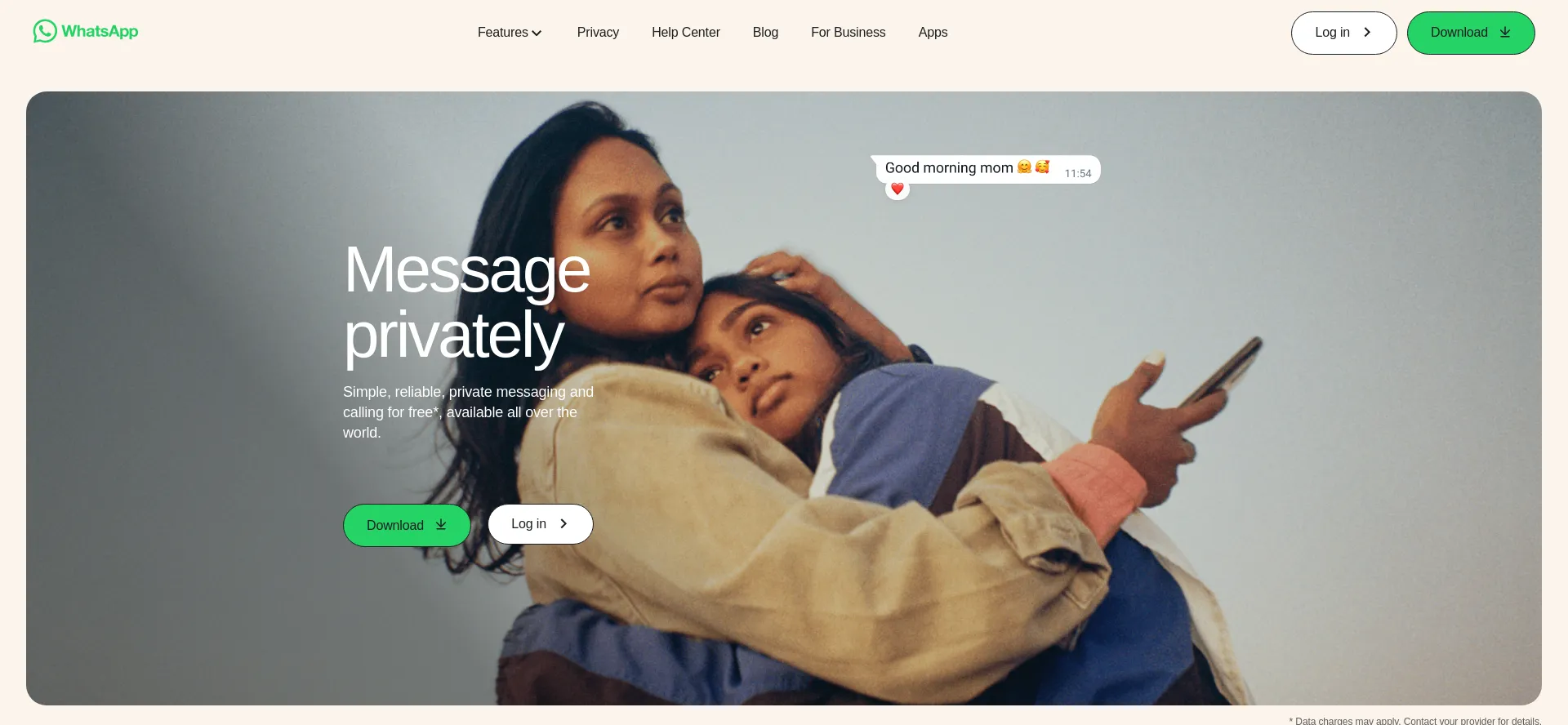 Screenshot of l.wl.co homepage