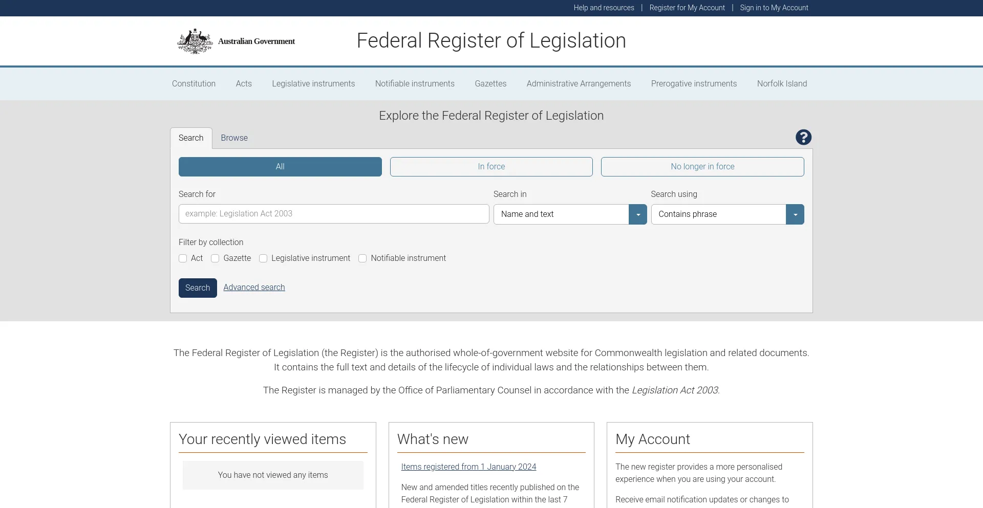 legislation.gov.au