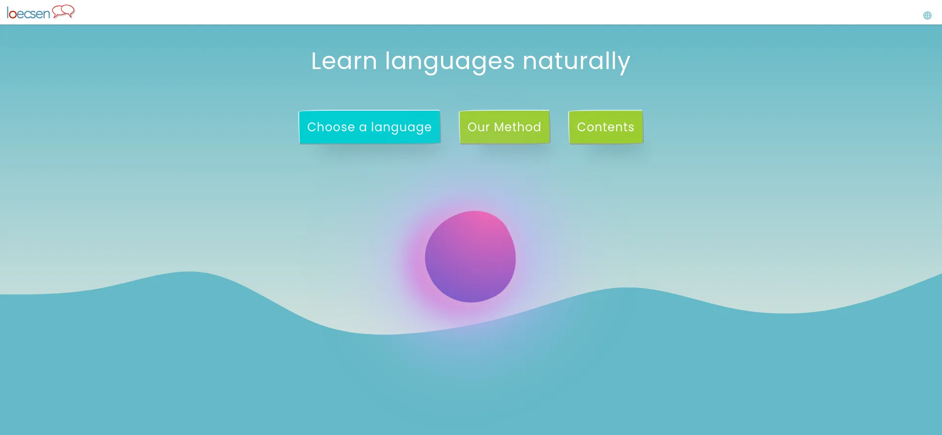 Screenshot of loecsen.com homepage