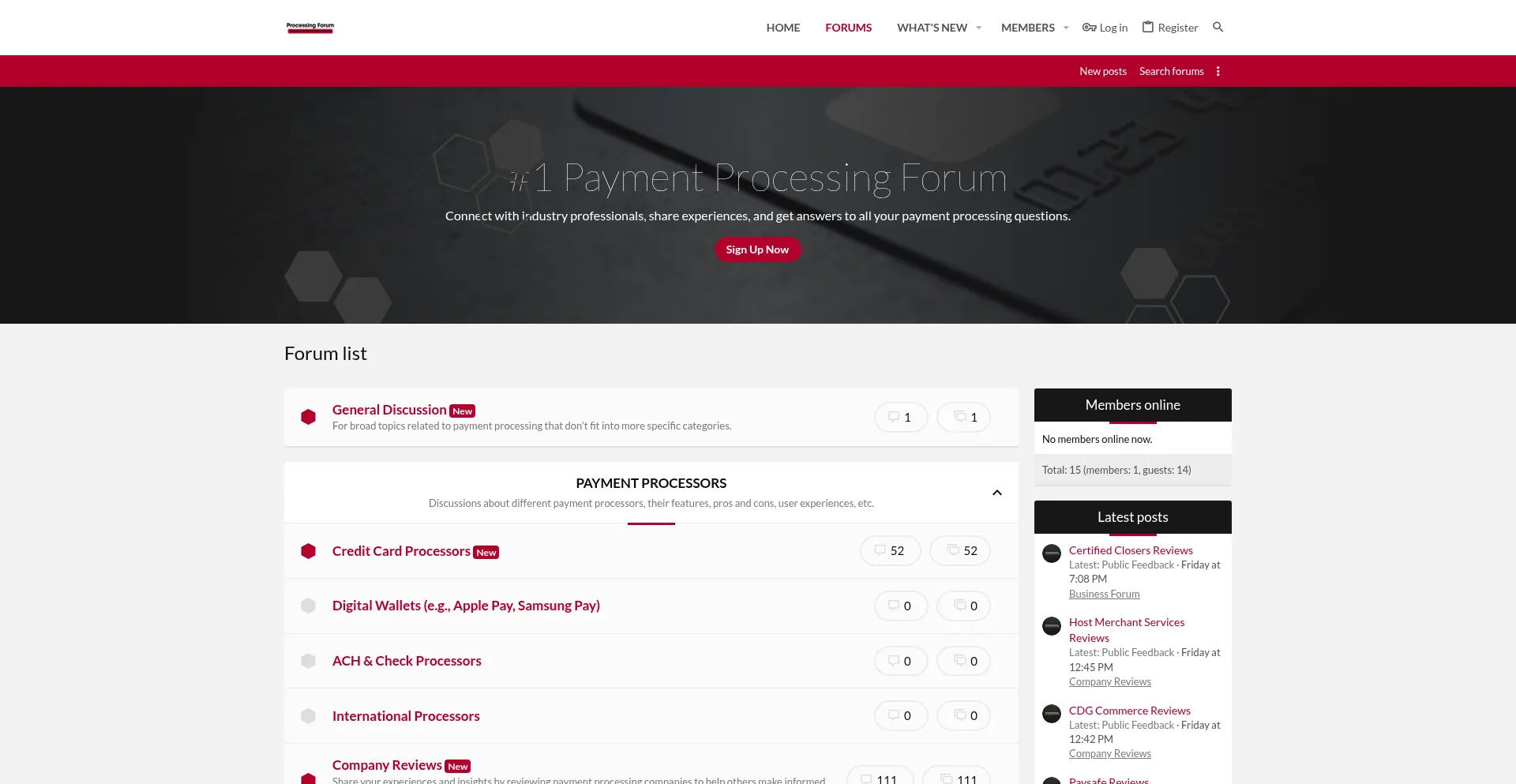Screenshot of paymentprocessor.us homepage