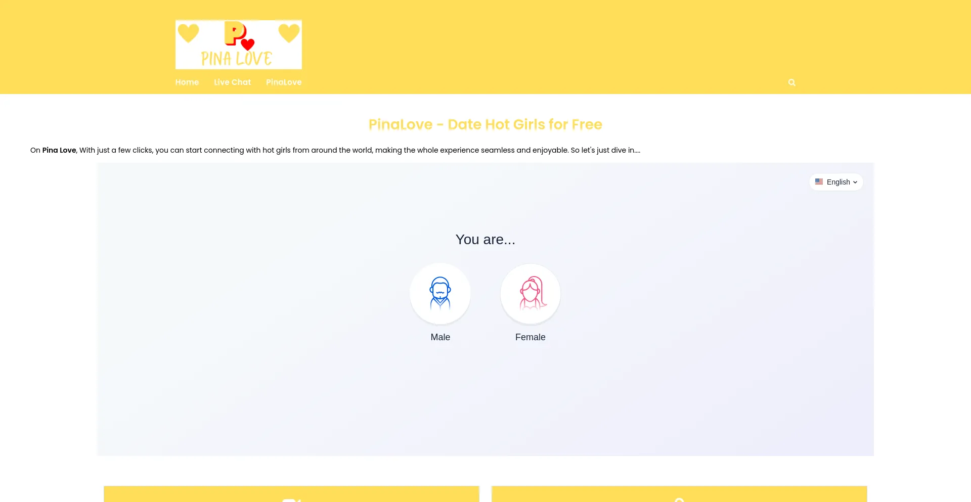 Screenshot of pinalove.pro homepage