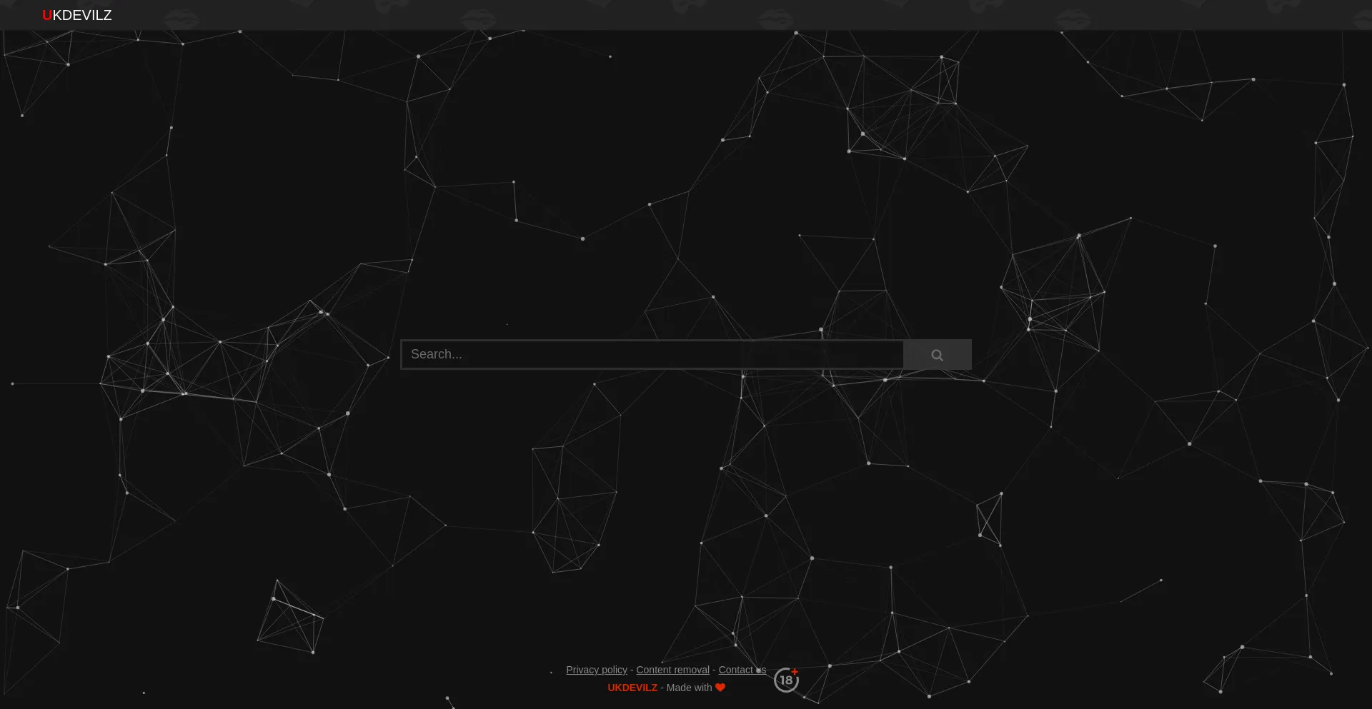 Screenshot of ukdevilz.com homepage